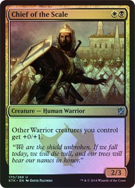 Chief of the Scale - Foil 170/269 Khans of Tarkir Foil Singles (Español)