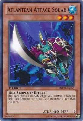 Atlantean Attack Squad - REDU-EN036 - Common 1st Edition Return of the Duelist 1st Edition Singles *Espanol*