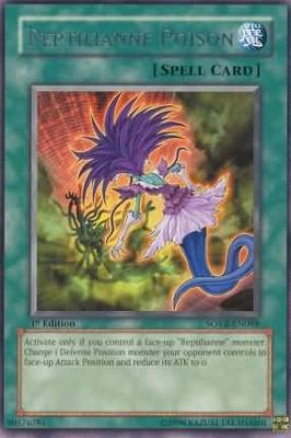 GA Reptilianne Poison - SOVR-EN088 - Rare 1st Edition Stardust Overdrive [SOVR] 1st Edition Singles