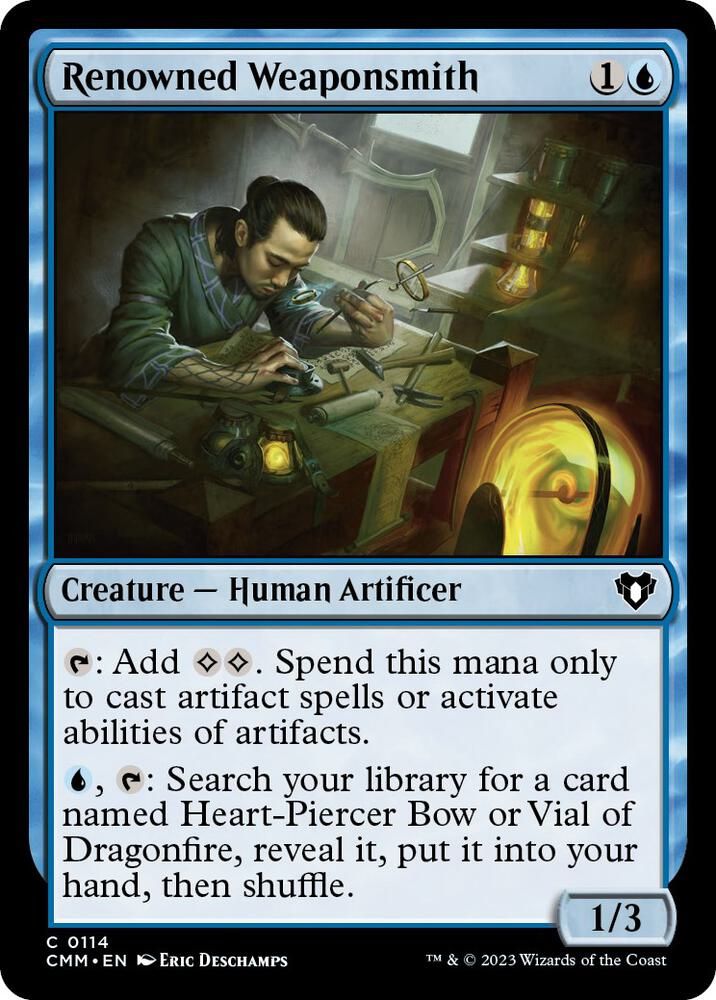 Renowned Weaponsmith 0114 - Commander Masters (CMM) (FOIL)