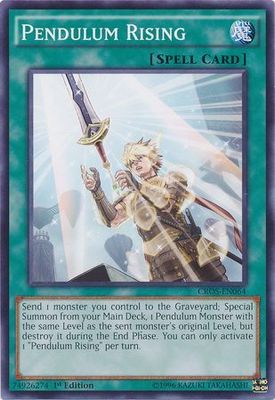 GA Pendulum Rising - CROS-EN064 - Common 1st Edition Crossed Souls 1st Edition Singles