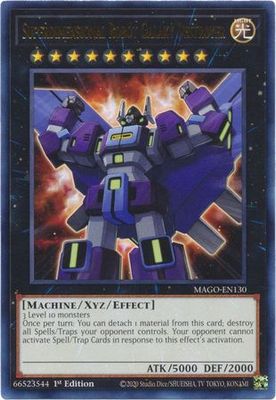 Superdimensional Robot Galaxy Destroyer - MAGO-EN130 - Rare 1st Edition Maximum Gold 1st Edition Singles