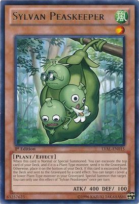 Sylvan Peaskeeper - LVAL-EN015 - Rare 1st Edition Legacy of the Valiant 1st Edition Singles