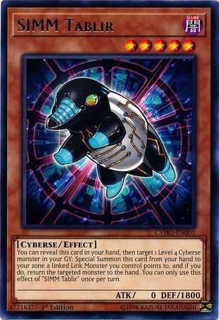 GA SIMM Tablir - CYHO-EN001 - Rare 1st Edition Cybernetic Horizon 1st Edition Singles