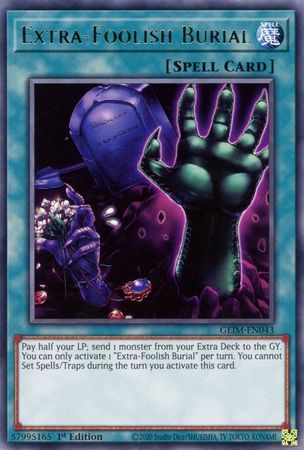 Extra-Foolish Burial - GEIM-EN043 - Rare 1st Edition Genesis Impact [GEIM] 1st Edition Singles *Espanol*