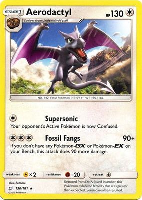 Aerodactyl - 130/181 - Rare Sun &amp; Moon: Team Up Singles