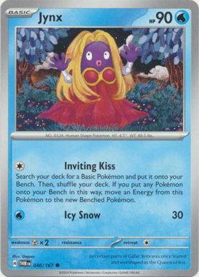 Jynx - 046/167 - Common Scarlet and Violet: Twilight Masquerade Singles