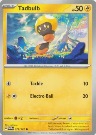 Tadbulb - 073/167 - Common Scarlet and Violet: Twilight Masquerade Singles