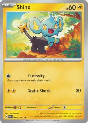 Shinx - 066/167 - Common Scarlet and Violet: Twilight Masquerade Singles