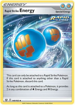 Rapid Strike Energy - 140/163 - Uncommon Sword &amp; Shield: Battle Styles Singles (Español) - League-