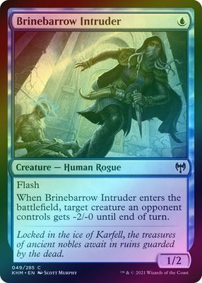 Brinebarrow Intruder 049/285 - Foil Kaldheim Foil Singles