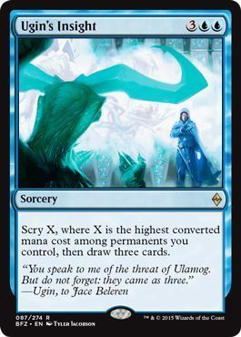 Ugin&#39;s Insight 087/274 Battle for Zendikar Singles
