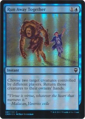 Run Away Together 087/361 - Foil Commander Legends Foil Singles
