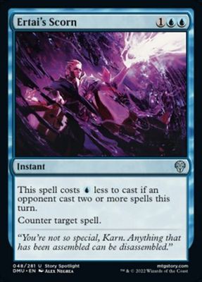 Ertai&#39;s Scorn 048/281 Dominaria United Singles (Español)
