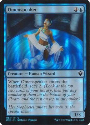 Omenspeaker 083/361 - Foil Commander Legends Foil Singles