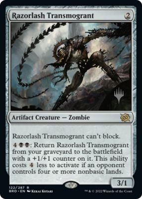 Razorlash Transmogrant - Promo Pack: The Brothers&#39; War (PPBRO) Promo Pack: The Brothers&#39; War (Español)