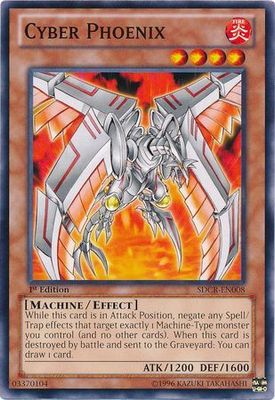 GA Cyber Phoenix - SDCR-EN008 - Common 1st Edition Structure Deck: Cyber Dragon Revolution 1st Edition Singles