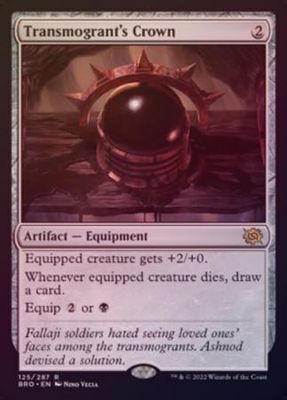 Transmogrant&#39;s Crown 125/287 - Foil The Brothers&#39; War Foil Singles (Español)