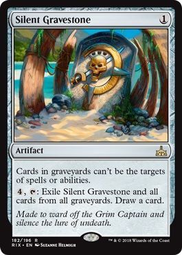 Silent Gravestone 182/196 Rivals of Ixalan Singles (Español)