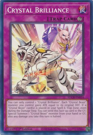 Crystal Brilliance - SDCB-EN034 - Common 1st Edition Legend of the Crystal Beasts 1st Edition Singles