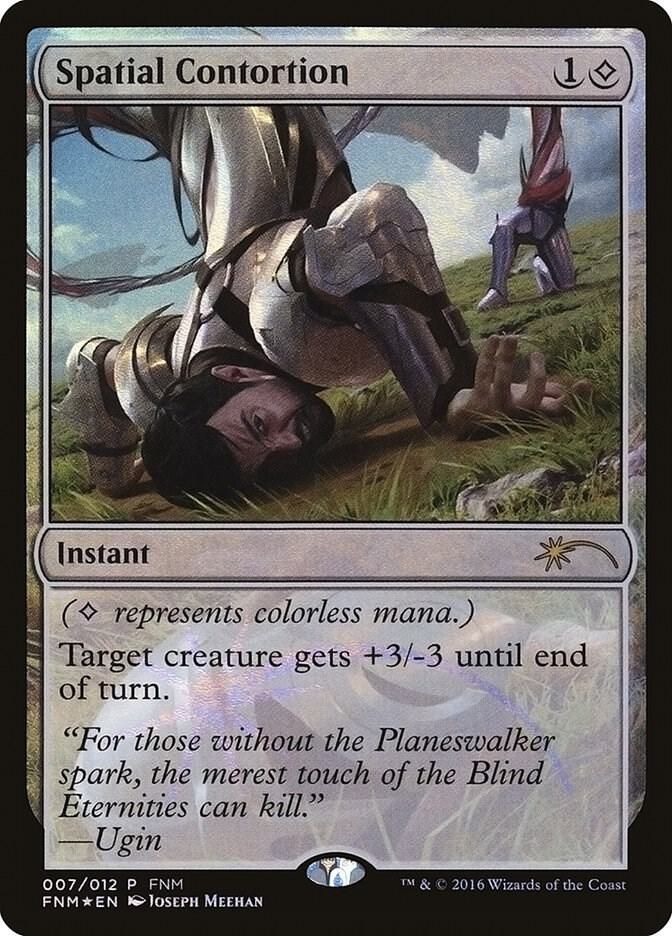Spatial Contortion - Foil- Promos (FNM) FNM Promos (Español)