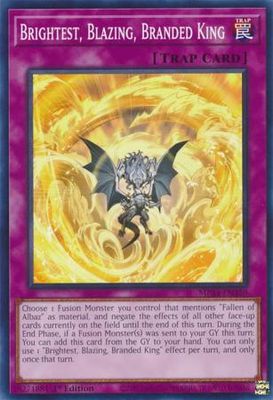 GA Brightest, Blazing, Branded King - MP24-EN350 - Common 1st Edition Mega Tin 2024 Dueling Mirrors Singles