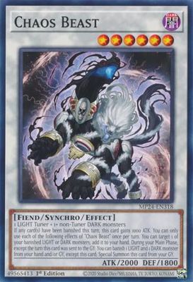 GA Chaos Beast - MP24-EN318 - Common 1st Edition Mega Tin 2024 Dueling Mirrors Singles