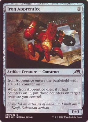 Iron Apprentice 248/302 - Foil Kamigawa Neon Dynasty Foil Singles