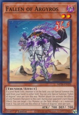 GA Fallen of Argyros - MP24-EN339 - Common 1st Edition Mega Tin 2024 Dueling Mirrors Singles