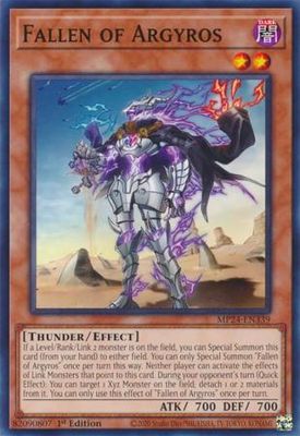 GA Fallen of Argyros - MP24-EN339 - Common 1st Edition Mega Tin 2024 Dueling Mirrors Singles