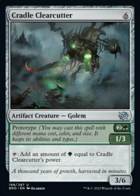 Cradle Clearcutter 198/287 The Brothers&#39; War Singles