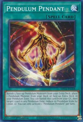 GA Pendulum Pendant - MP24-EN358 - Common 1st Edition Mega Tin 2024 Dueling Mirrors Singles