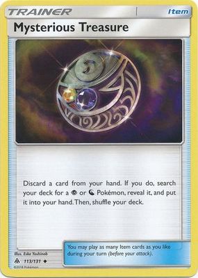 Mysterious Treasure - 113/131 - Uncommon Sun &amp; Moon: Forbidden Light Singles