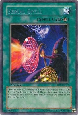 Serial Spell - RDS-EN037 - Rare 1st Edition Rise of Destiny [RDS] 1st Edition Singles *Espanol*