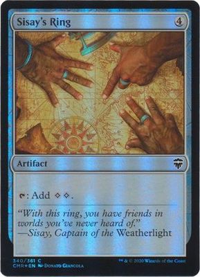 Sisay&#39;s Ring 340/361 - Foil Commander Legends Foil Singles