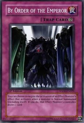 By Order of the Emperor - SDDE-EN029 - Common 1st Edition Structure Deck: Dark Emperor [SDDE] 1st Edition Singles