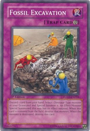 Fossil Excavation - POTD-EN058 - Common 1st Edition Power of the Duelist [POTD] 1st Edition Singles