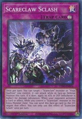 Scareclaw Sclash - DIFO-EN074 - Super Rare 1st Edition Dimension Force 1st Edition Singles
