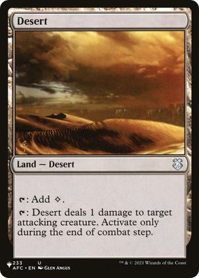 Desert - The List Reprints (LIST) The List Reprints