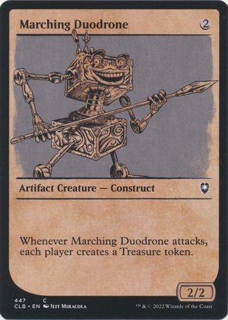 Marching Duodrone 447 - Showcase Rulebook Commander Legends: Battle for Baldur&#39;s Gate Collector Booster Singles
