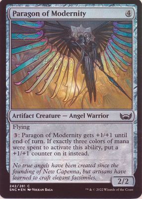 Paragon of Modernity 242/281 - Foil Streets of New Capenna Foil Singles (Español)