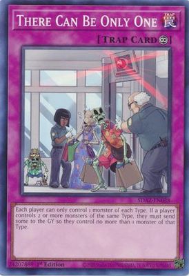 There Can Be Only One - SDAZ-EN038 - Common 1st Edition Structure Deck: Albaz Strike 1st Edition Singles