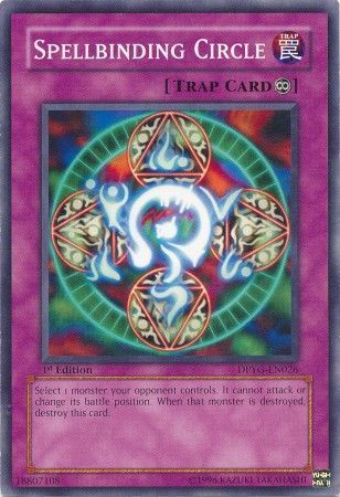 Spellbinding Circle - DPYG-EN026 - Common 1st Edition Duelist Pack: Yugi 1st Edition Singles