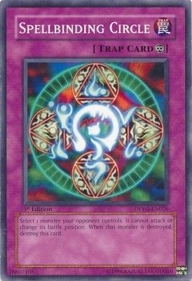 Spellbinding Circle - DPYG-EN026 - Common 1st Edition Duelist Pack: Yugi 1st Edition Singles