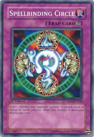 Spellbinding Circle - 5DS1-EN034 - Common 1st Edition Starter Deck: 5D&#39;s (2008) 1st Edition Singles