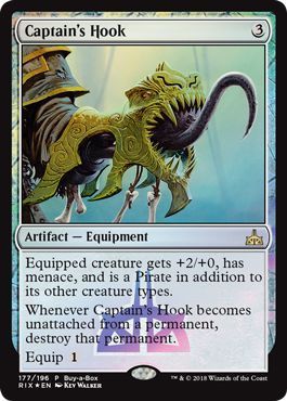 Captain&#39;s Hook - Buy-a-Box Promo Magic: The Gathering Promo Cards  (Español)