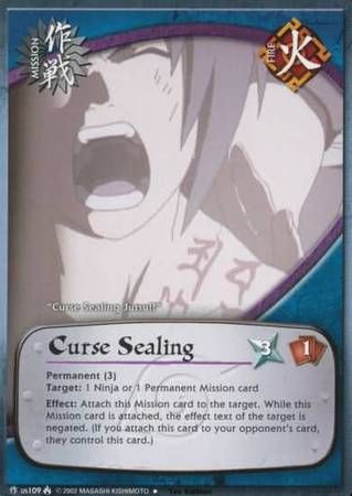 GA Curse Sealing - us109 - Uncommon Naruto: Lineage of the Legends