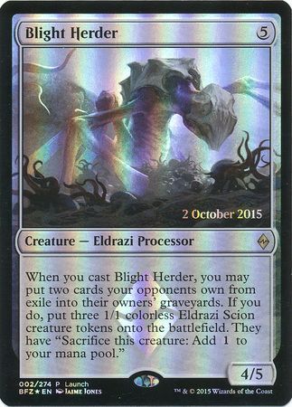 Blight Herder - Launch Foil Promo Magic: The Gathering Promo Cards (Español)