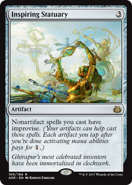Inspiring Statuary 160/184 - Aether Revolt Singles (Español)