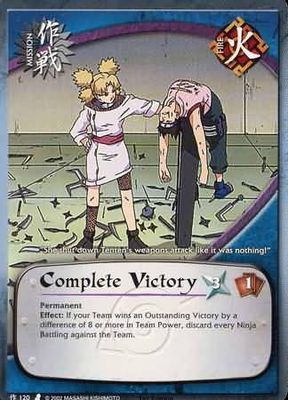 GA Complete Victory - M-120 - Common Naruto: Curse of the Sand Foil